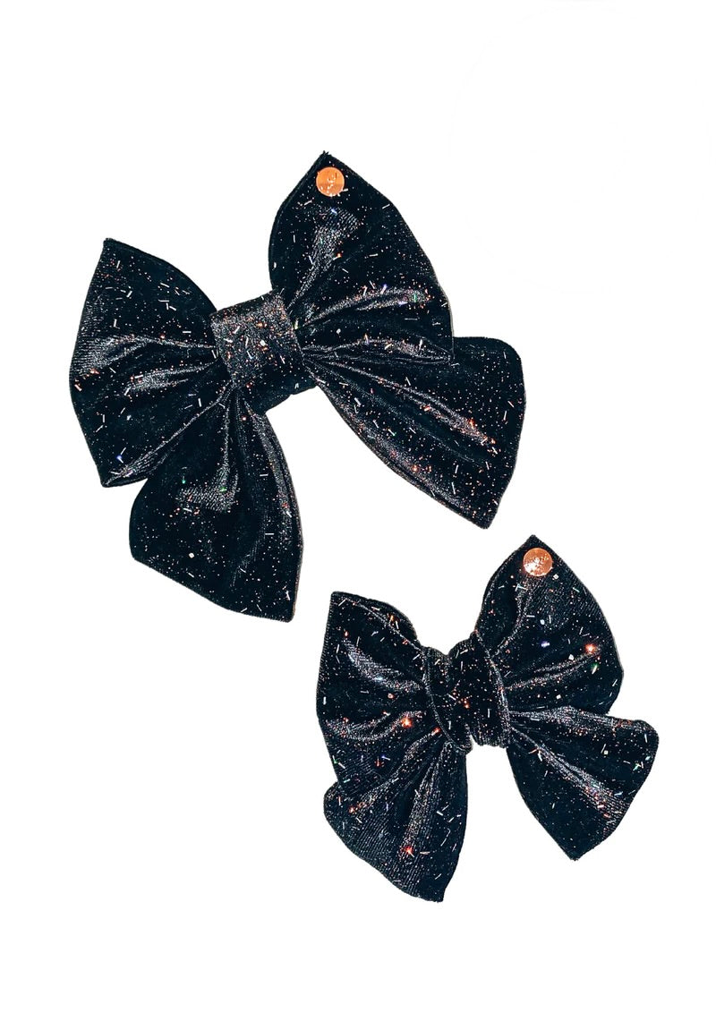 Sparkly Velvet Bow