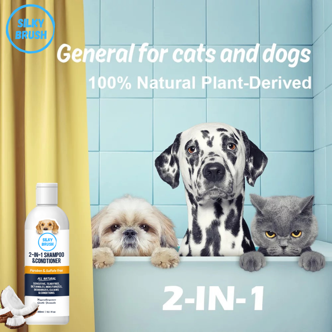 SilkyShampoo™ - 2 in 1 Organic Shampoo & Conditioner