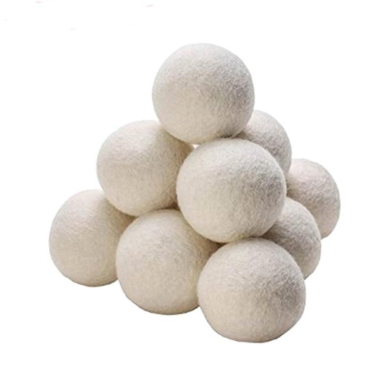 Pet Hair and Debris Catching Wool Dryer Balls (6-Pack)