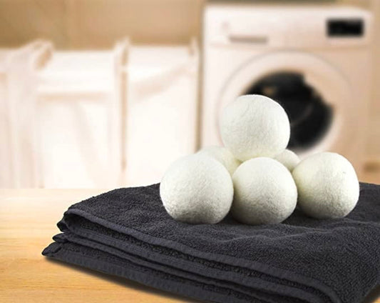 Pet Hair and Debris Catching Wool Dryer Balls (6-Pack)