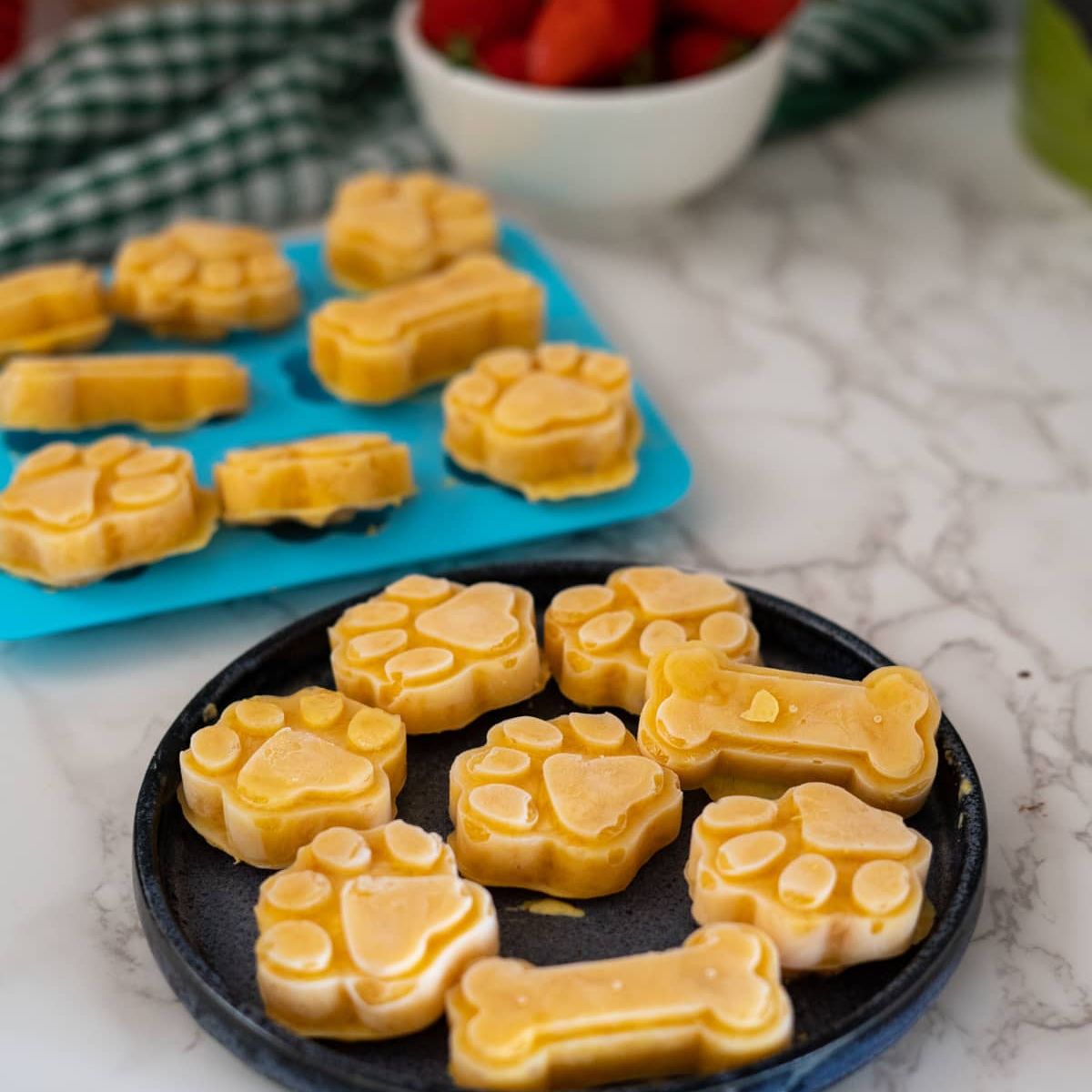 Silicone Bake/Freeze Dog Treat Tray