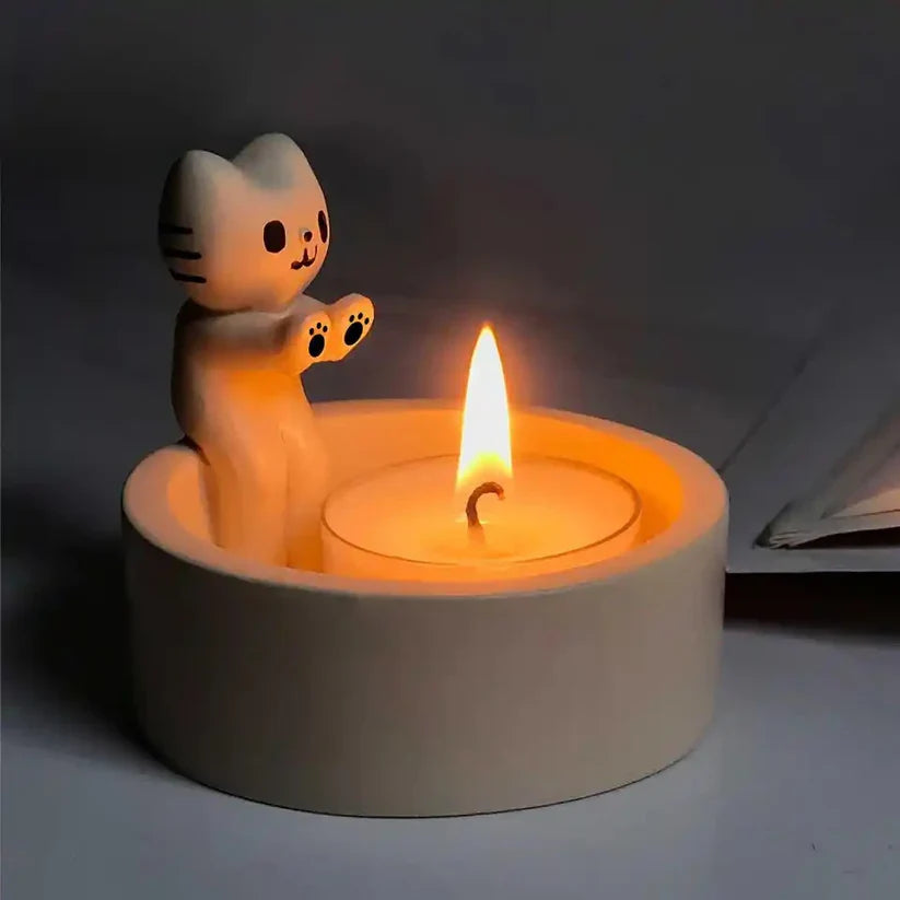 Kitty Candle Holder